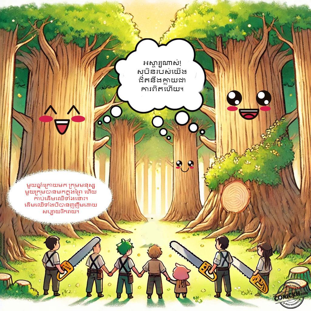 ដើមឈើបុរាណទាំងនបី: Oneshot
